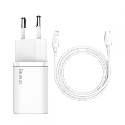 BASEUS SUPER SI QUICK CHARGER 1C 20W EU SETS WHITE