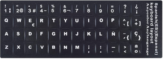 Autocolantes Teclado ES (Vinil Alta Qualidade)