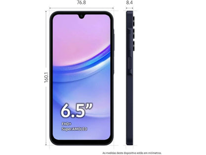 Samsung Galaxy A15 6,5'' 4/128 GB Negro | Estado: Novo