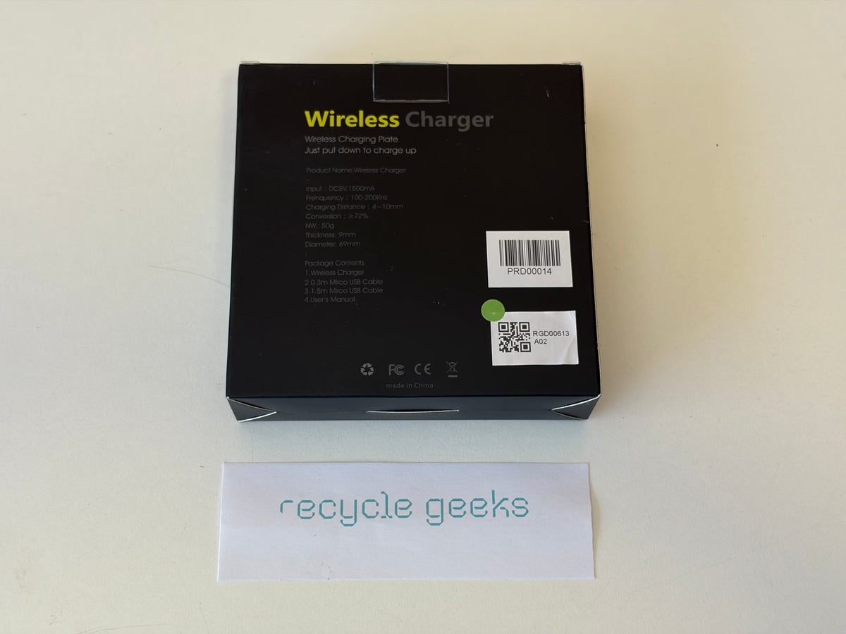 Wireless Charging Plate (black) — Grade A