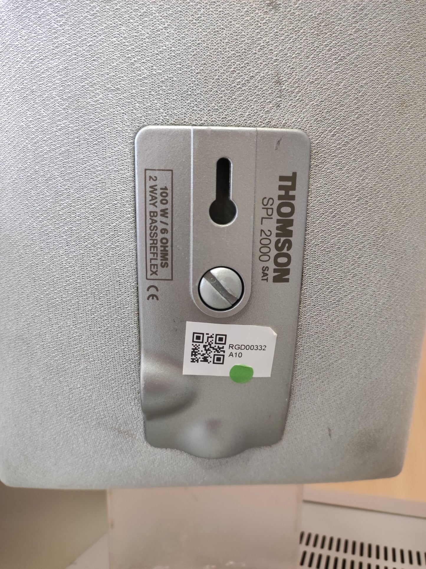 Colunas Thomson SPL 2000 sat. 5 alto-falantes 100w + subwoofer    Razoável - C