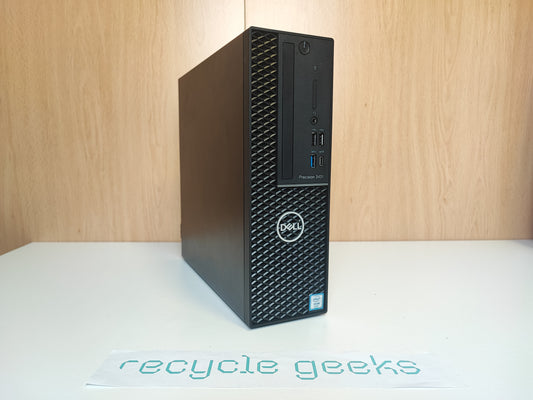 Dell Precision SFF 3431 Xeon E-2224 16GB Ram 256GB NVMe 1TB HDD nVidia P1000