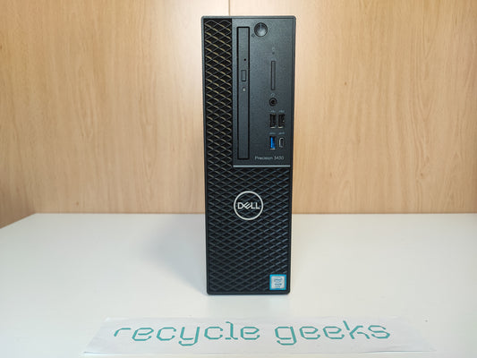 Dell Precision Tower 3430 Xeon E-2124 16GB Ram 256GB NVMe 1TB HDD nVidia P1000