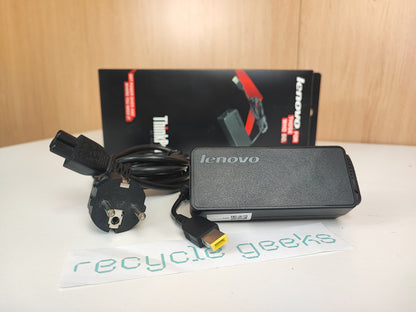 Carregador Lenovo ADLX65NLC3A 20V 3.25A 65W THINKPAD SLIM TIP Rectangular (Novo)