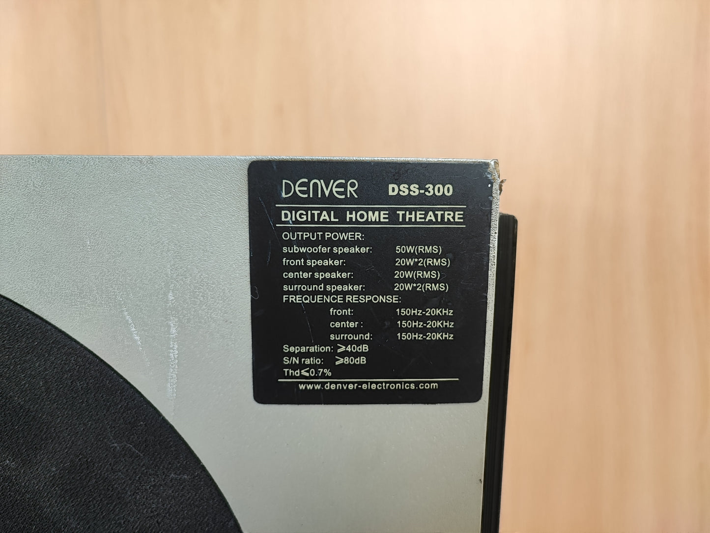 Sistema de Som Home Theater Denver DSS-300 5.1 Estado: Razoável - C