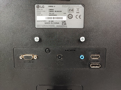 Monitor LG 27MP60G IPS FHD 1920x1080 75Hz FreeSync 1ms Estado: Excelente - A