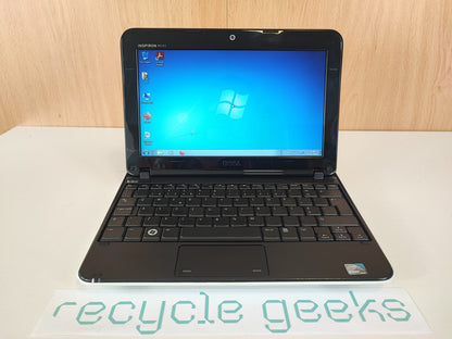 Portátil Dell Inspiron Mini 1012 Intel Atom N450 1GB DDR3 250GB SSD SATA Win 7 Teclado PT Portugal Estado: Excelente - A