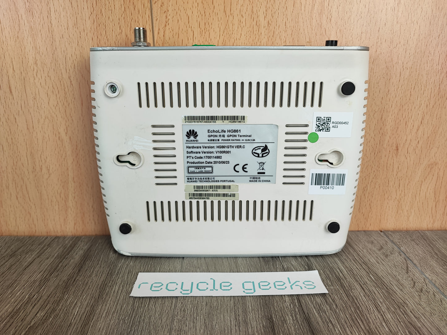 Redes e Routers Huawei EchoLife HG861 Estado: Razoável - C