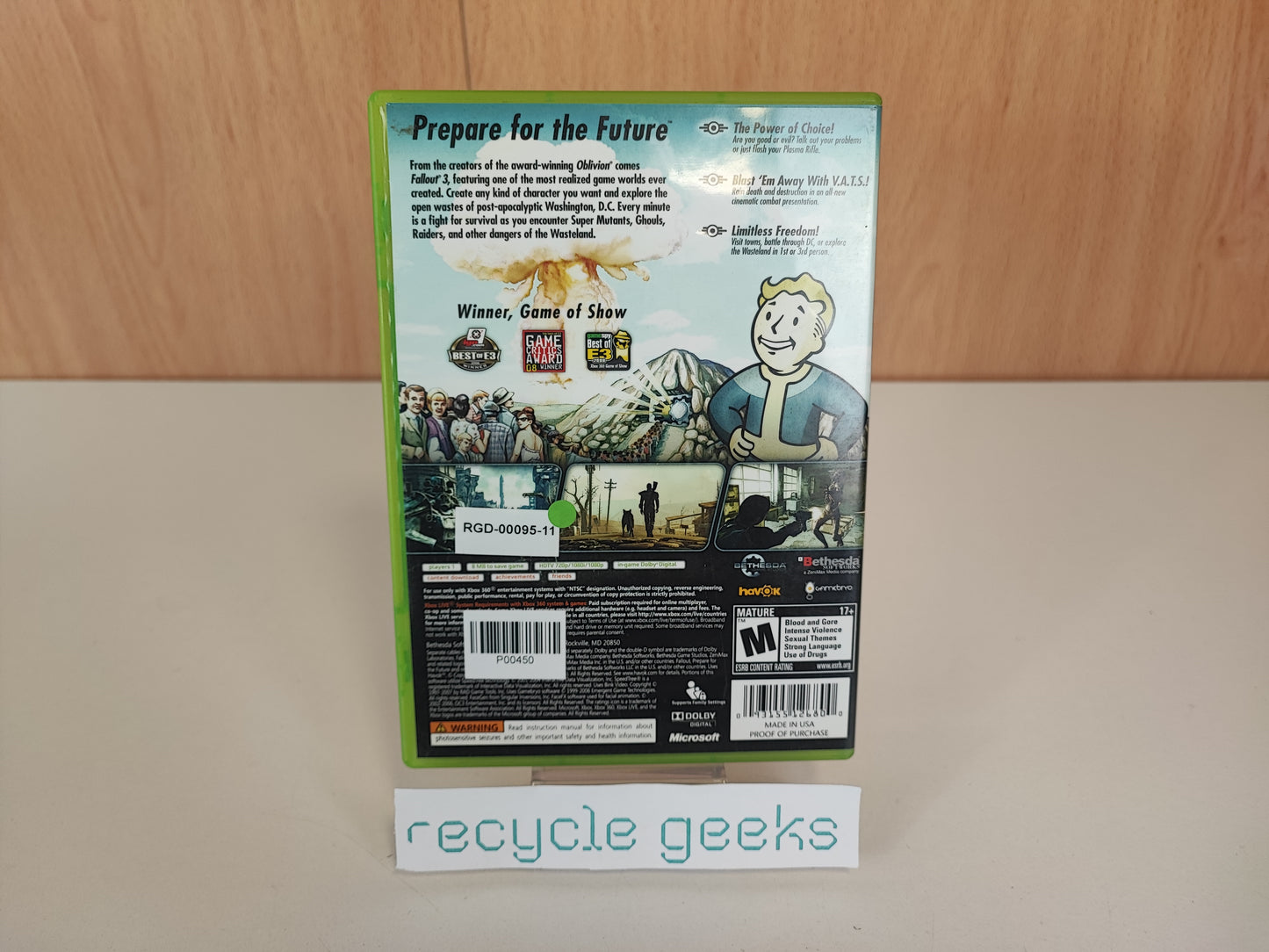 Consolas e Videojogos Bethesda Fallout 3 NTSC para XBOX 360 Estado: Muito Bom - B