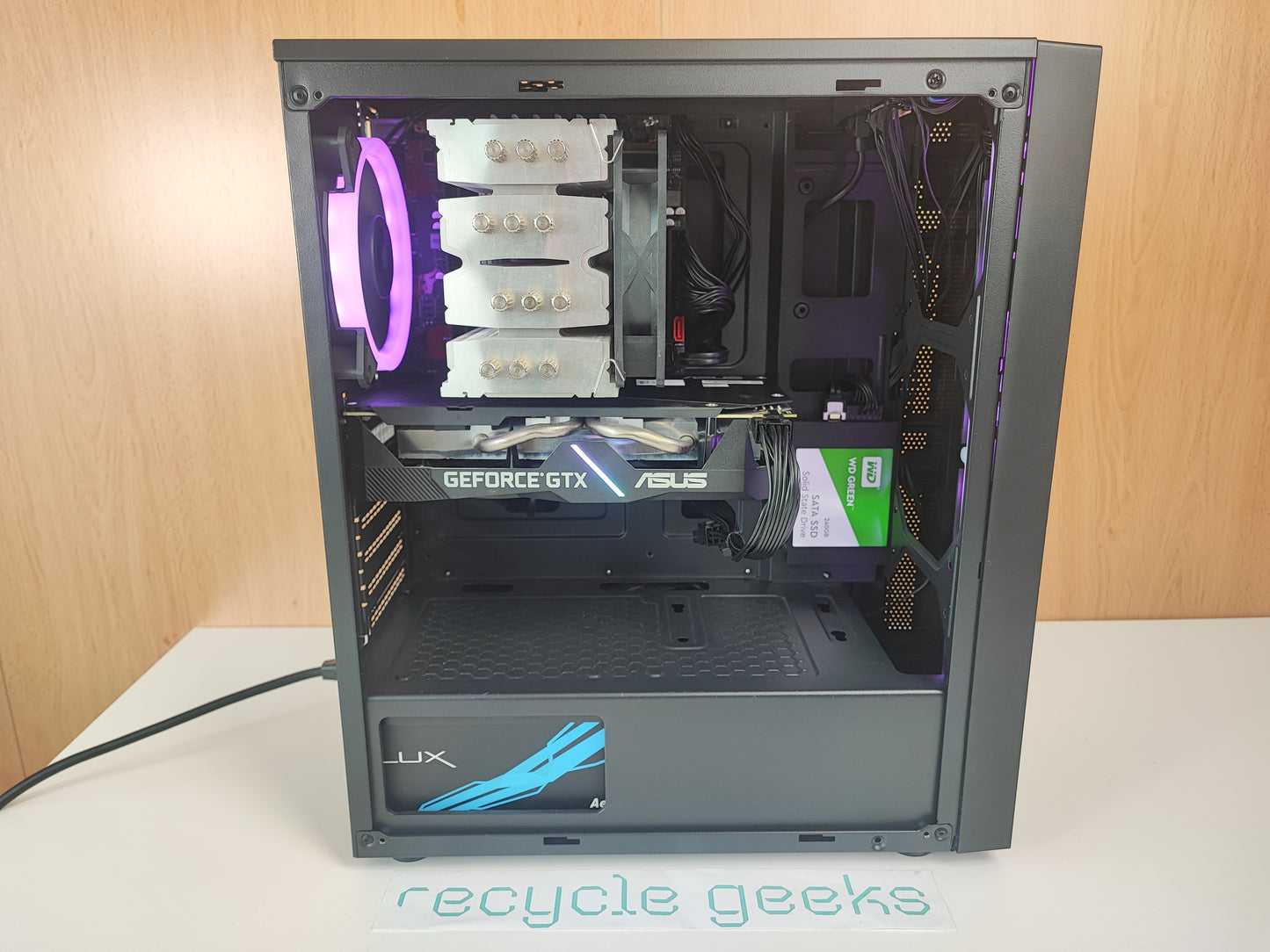 Desktop Gaming Xeon E5-2660 V1 12GB Ram 240GB SSD Nvidia GTX 1660 Super