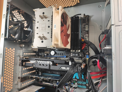 Computador Custom Intel Core i5-750 12GB RAM DDR3 500GB HDD Linux Mint Estado: Razoável - C