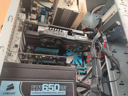 Computador Custom Intel Core i5-750 12GB RAM DDR3 500GB HDD Linux Mint Estado: Razoável - C