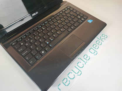 Portátil Asus A42F Intel Core i3-M370 4GB RAM 320GB HDD Teclado PT Portugal Win 10 Estado: Razoável - C