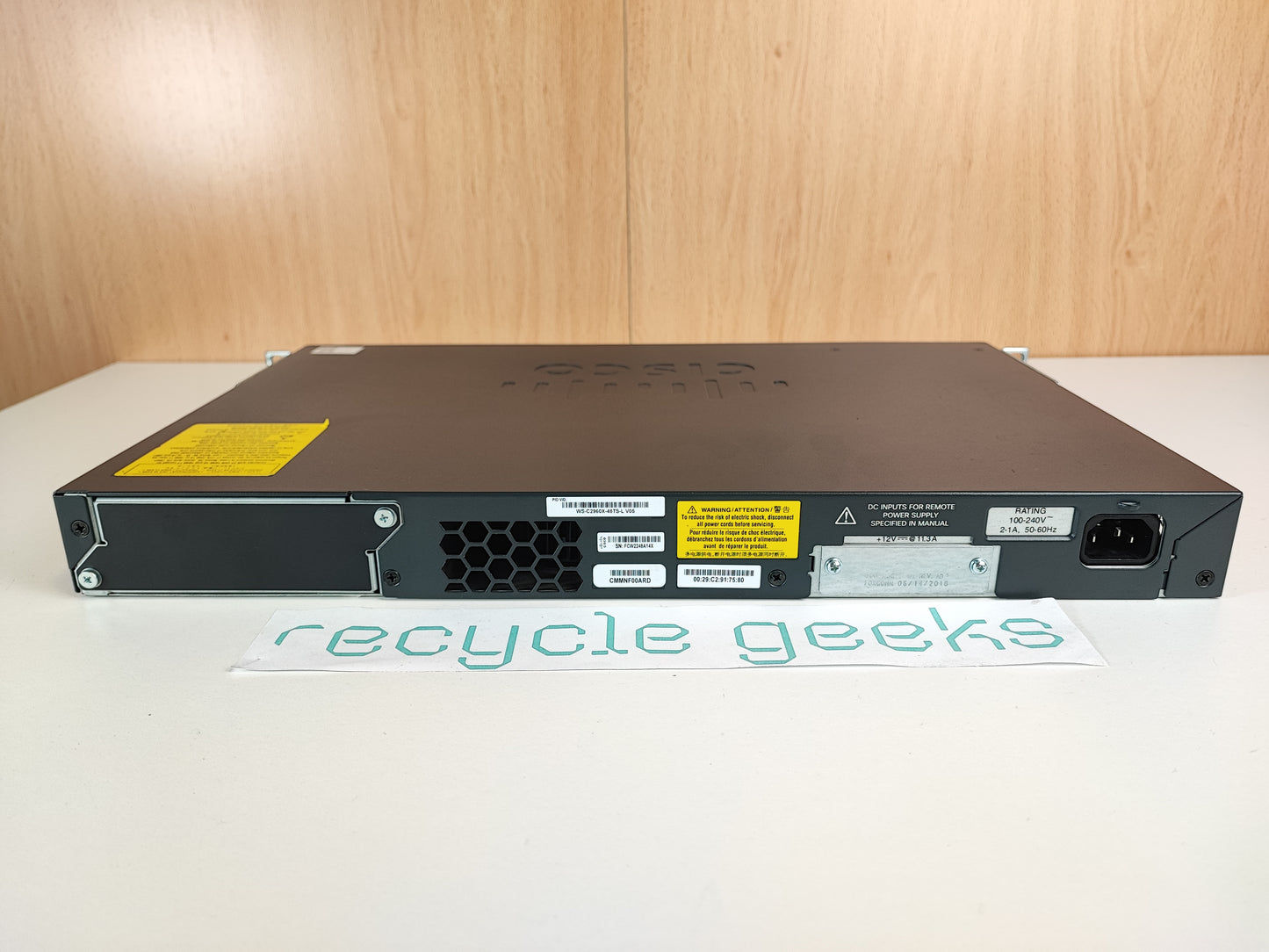 Cisco Switch - WS-C2960X-48TS-L