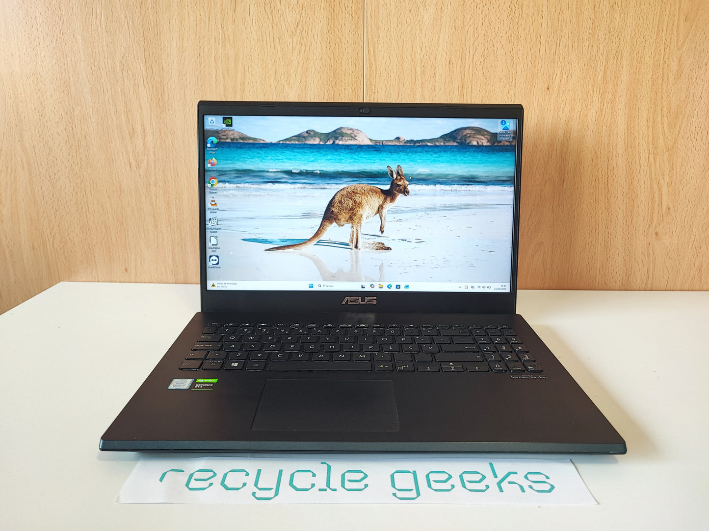 Gaming Asus X571GT Intel i7-9750H 12GB RAM DDR4 512GB NVMe GTX 1650 4GB Teclado PT Portugal Estado: Excelente - A