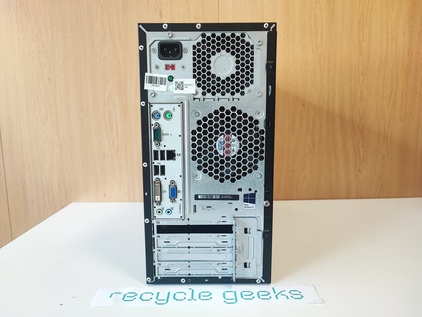 HP ProDesk 400 G1 MT Intel Core i5-4590 8GB RAM DDR3 500GB HDD Estado: Razoável - C