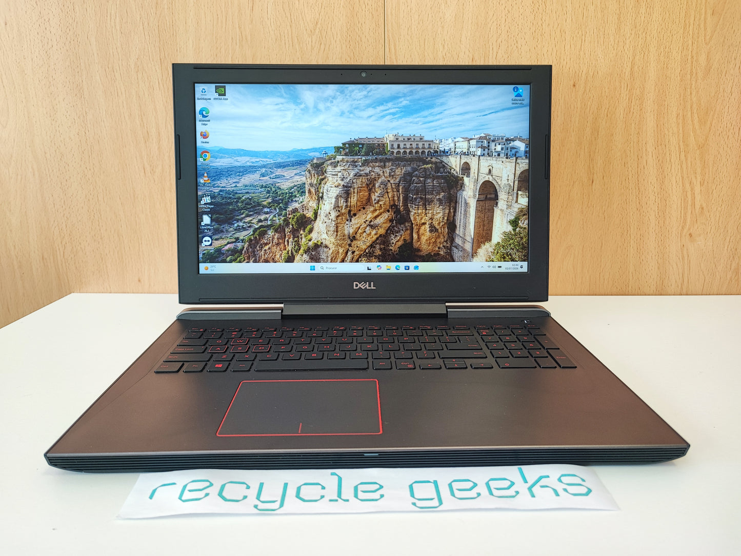 GAMING Dell G5 5587 | Intel Core i7 8750H | 16GB Ram | 1TB NVMe | Nvidia GTX 1060 | Teclado EN | Win 11 | Estado: Muito Bom - B