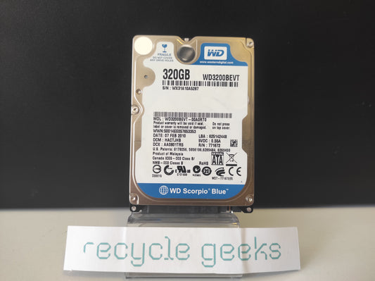 Disco Genérico HDD 2,5'' 320GB (Diversas marcas)