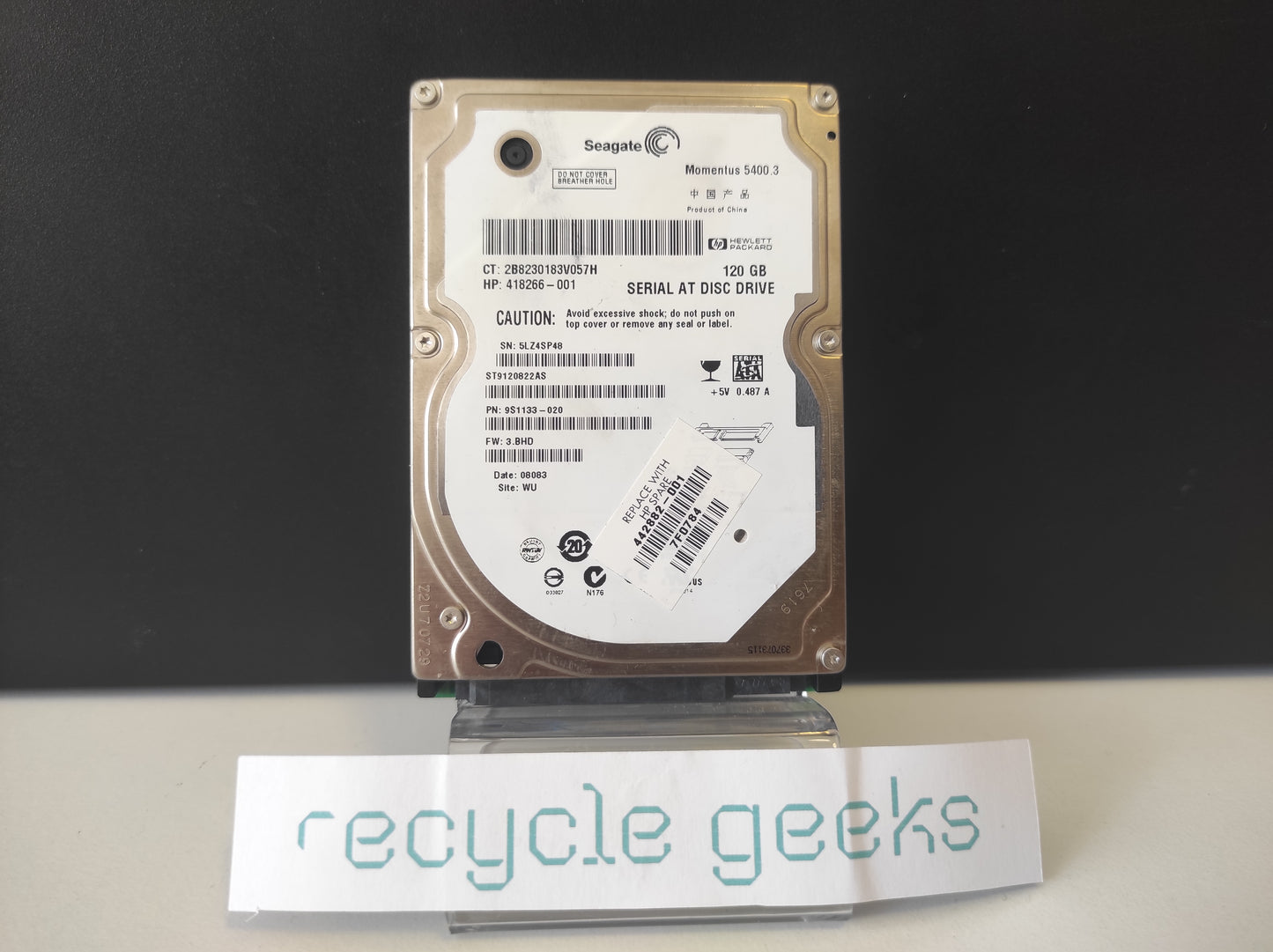 Disco Rígido HDD SATA 2,5'' 120GB GENÉRICO