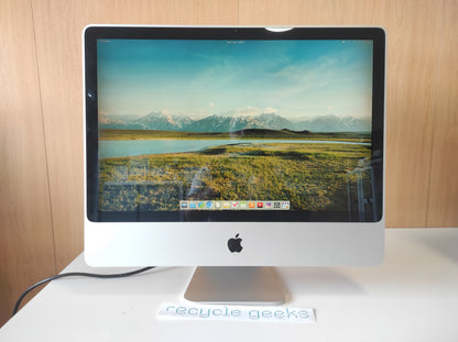 Computador Fixo Apple iMac 24'' A1225 MB201LL/A Core 2 Duo 4GB RAM 500GB HDD OS Elementary Estado: Razoável - C