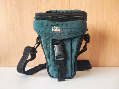 Mochila de Ombro Superfoto Prática (Verde) — Condição: Muito Bom