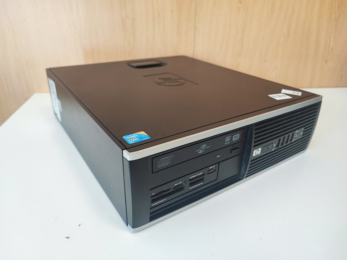 Computador Fixo HP Compaq 6000 Pro  SFF Core 2 Duo 4GB Ram 500GB HDD (Preto) — Condição: Razoável