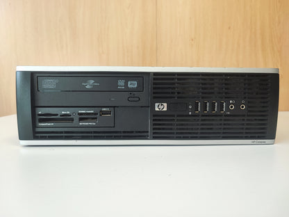 Computador Fixo HP Compaq 6000 Pro  SFF Core 2 Duo 4GB Ram 500GB HDD (Preto) — Condição: Razoável