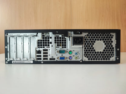 Computador Fixo HP Compaq 6000 Pro  SFF Core 2 Duo 4GB Ram 500GB HDD (Preto) — Condição: Razoável