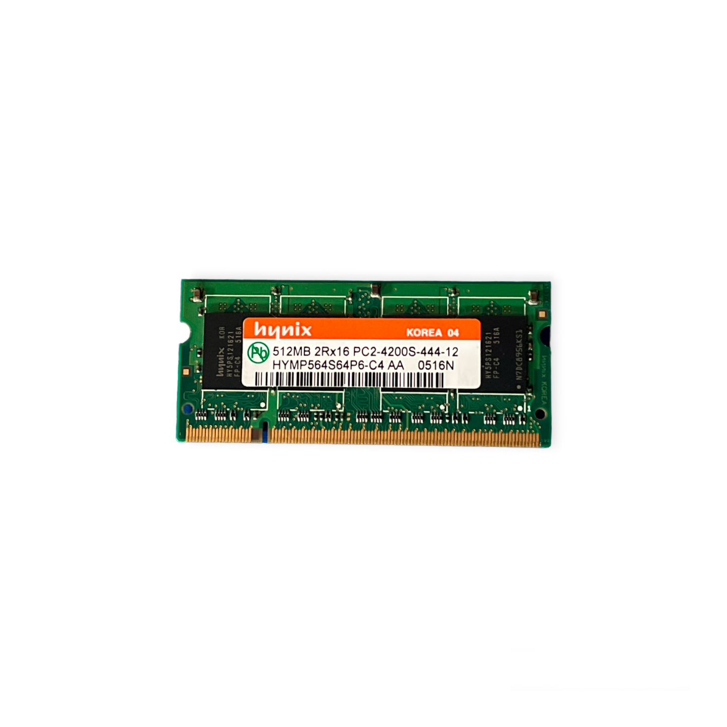 Memória Ram SO-DIMM Hynix DDR2 512MB 4200S HYMP564S64P6-C4 AA