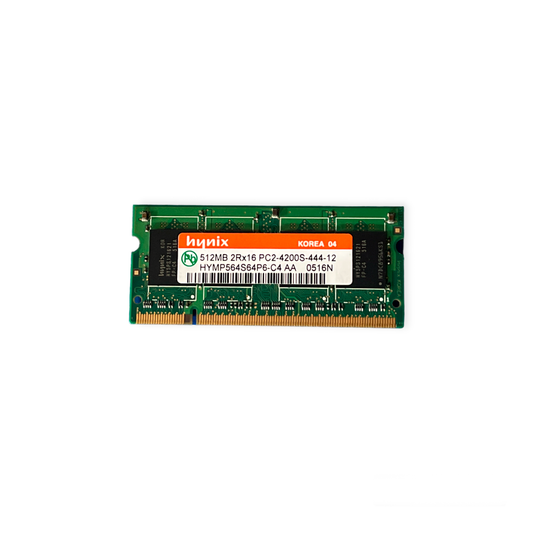 Memória Ram SO-DIMM Hynix DDR2 512MB 4200S HYMP564S64P6-C4 AA