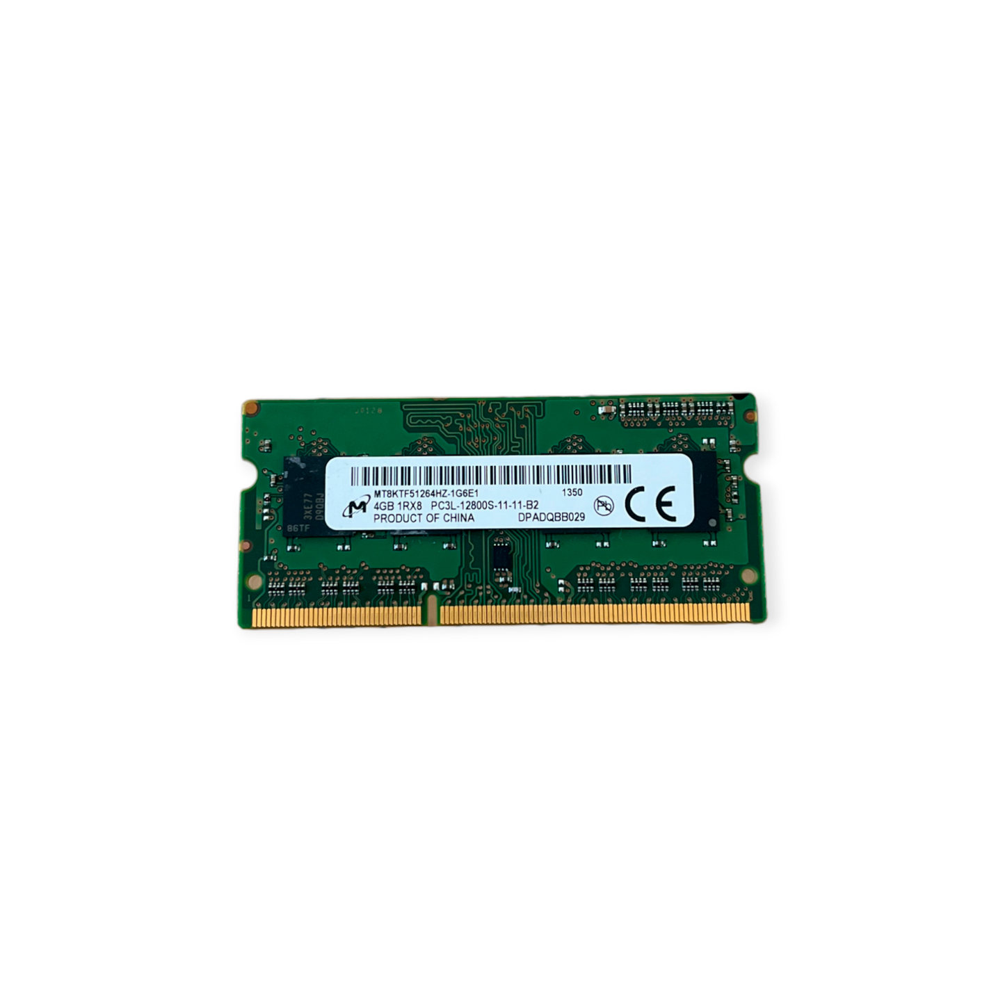 Memória Ram SO-DIMM Micron DDR3L 4GB 12800S MT8KTF51264HZ-1G6E1