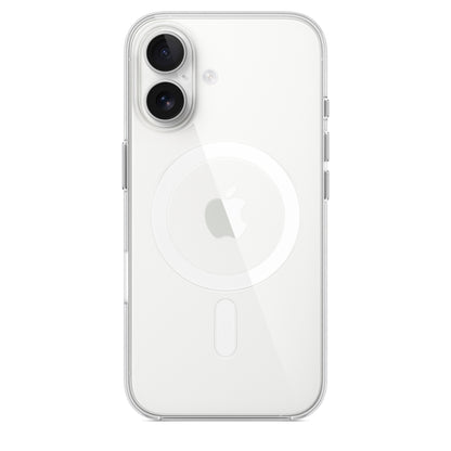 Capa Silicone com MagSafe para iPhone 16 - Clear Original