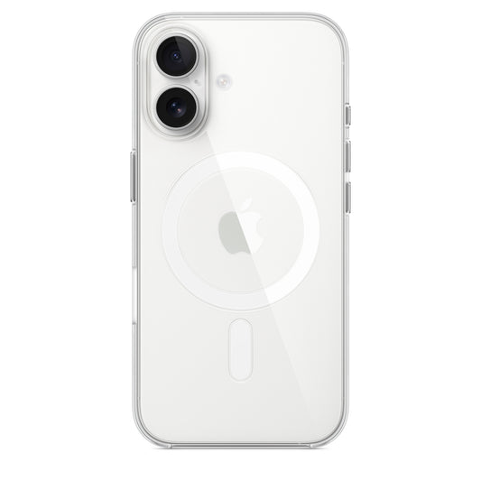 Capa Silicone com MagSafe para iPhone 16 - Clear Original
