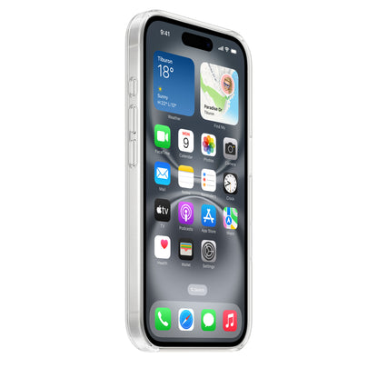 Capa Silicone com MagSafe para iPhone 16 - Clear Original