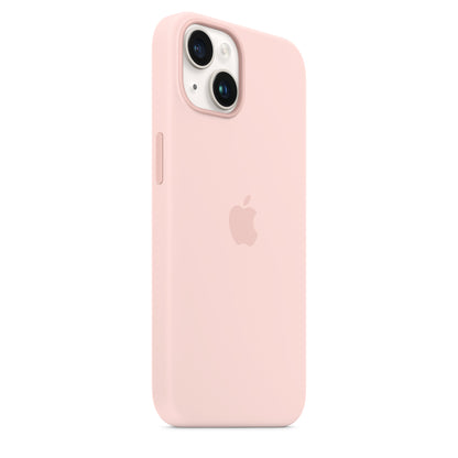Capa Silicone MagSafe iPhone 14 - Rosa giz Original