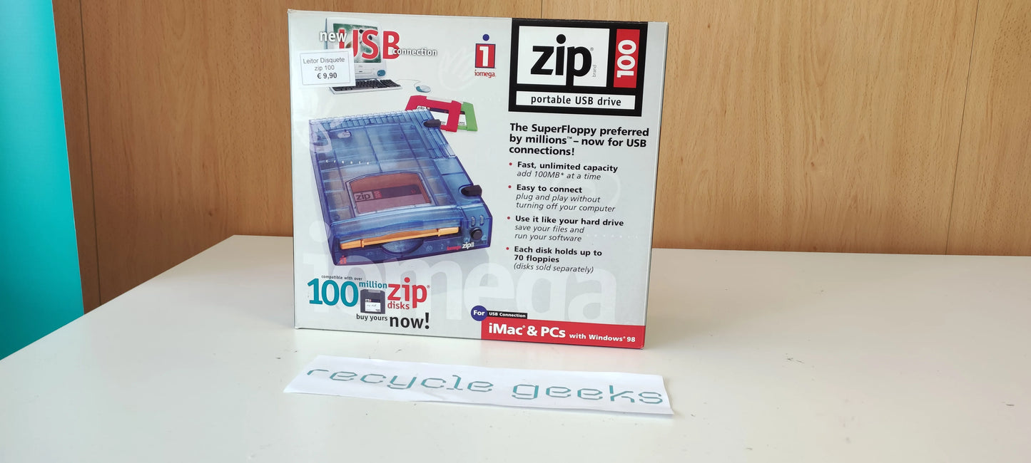 LEITOR DISKET IOMEGA ZIP 100 Muito Bom - B