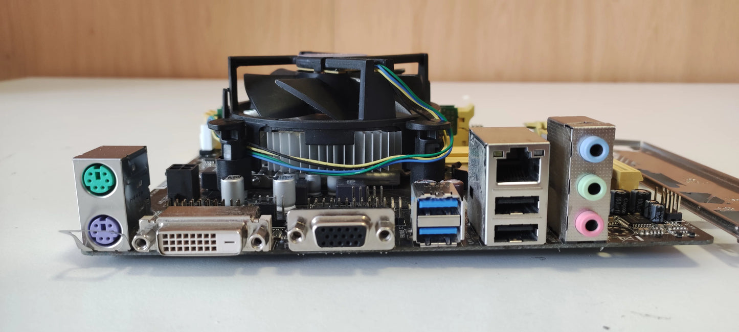 Motherboard Asus H81M-R + Intel i3-4170 + 8GB Ram | Estado: Muito Bom - B