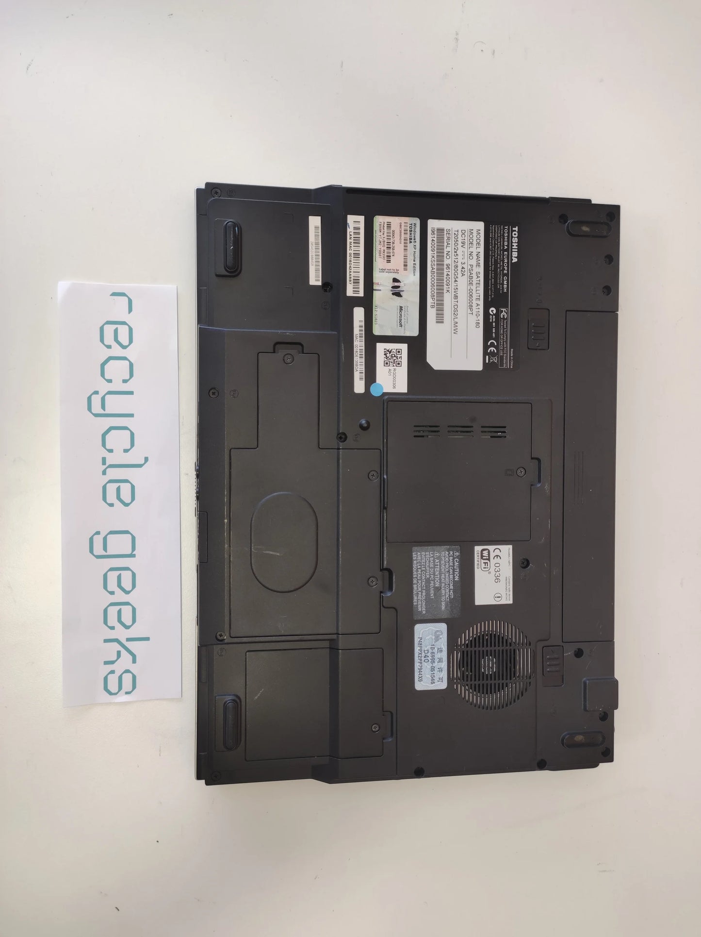 Portátil Thoshiba Satellite A110-180 Estad: Muito Bom