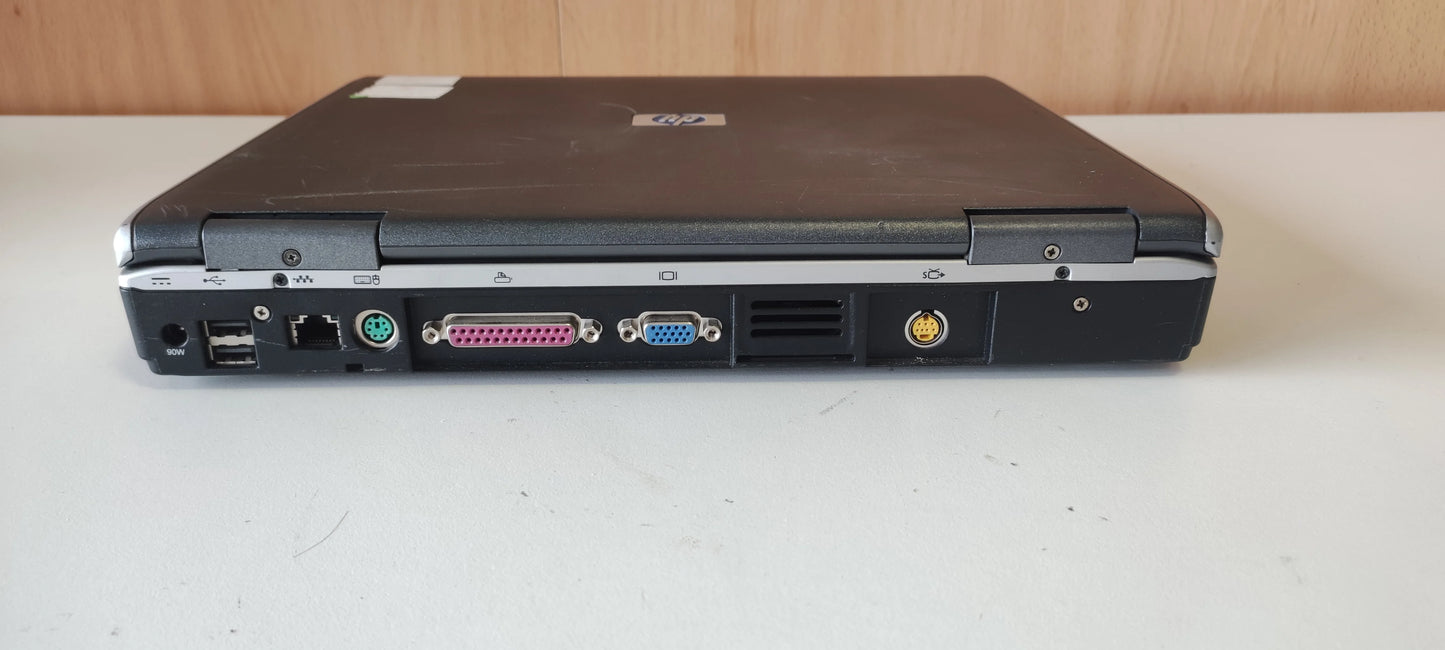 HP compaq nx9010 P4 2,8-GHz 2 x 256 Mb/40 Gb 15-inch TFT XGA
dvd/cd-rw ATI M Radeon modem WXP Pro 38.1 cm (15") 0.5 GB
DDR-SDRAM AMD Radeon IGP 345M