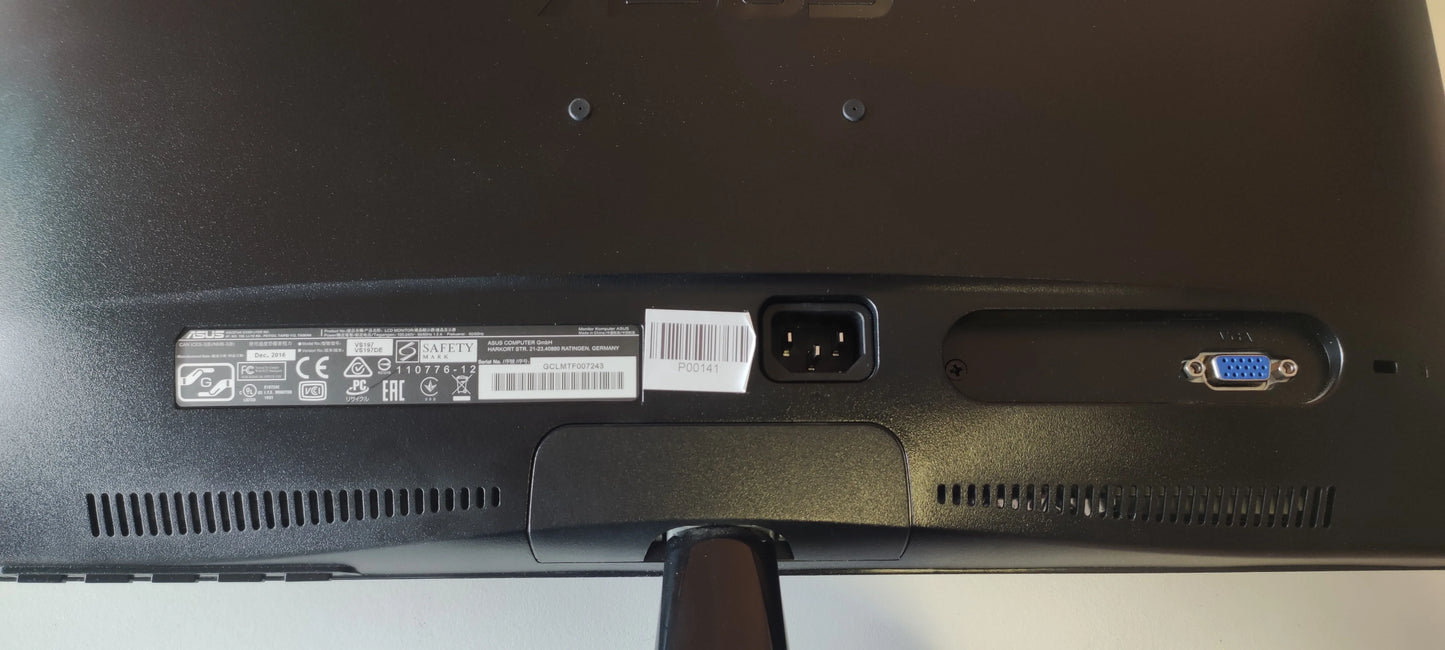 Monitor Asus VS197 Estado: Muito Bom - B