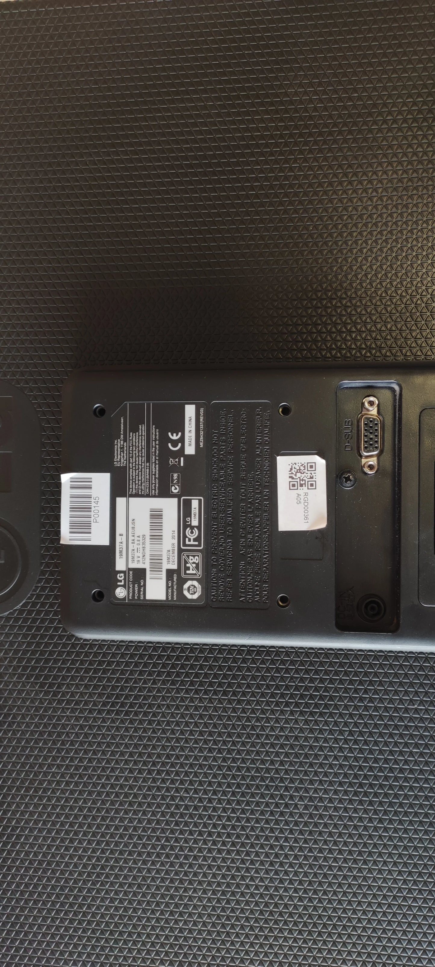 Monitor LG 19M37A Estado: Muito Bom - B