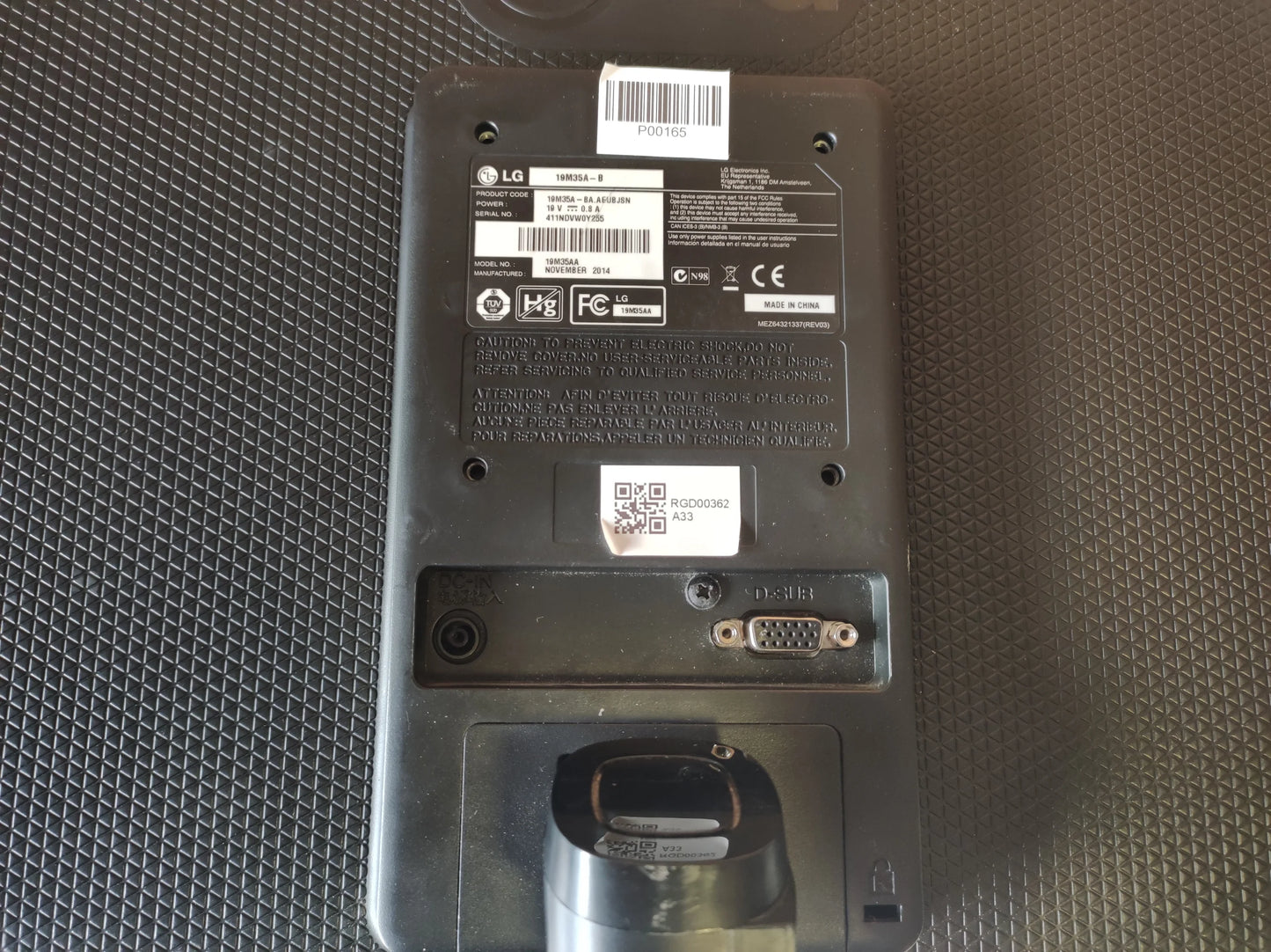 Monitor LG 19M35A-B Estado: Muito Bom - B