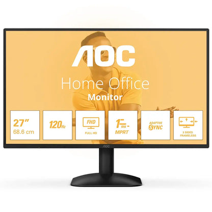 Monitor AOC 27B31H IPS W-LED de 27" FHD 16:9, 120 Hz, VESA Adaptive Sync