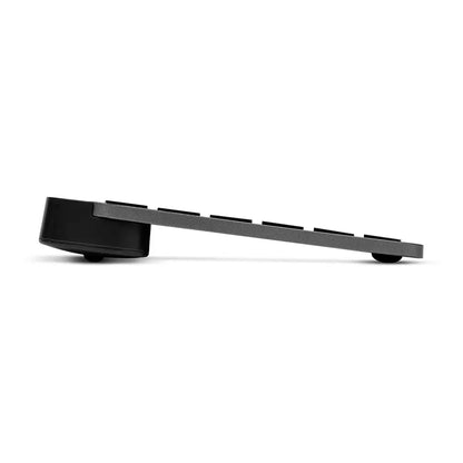 Teclado Offy Flexi Mini Wireless RF 2.4GHz + Bluetooth 5.1 Multi-Device PT Cinzento