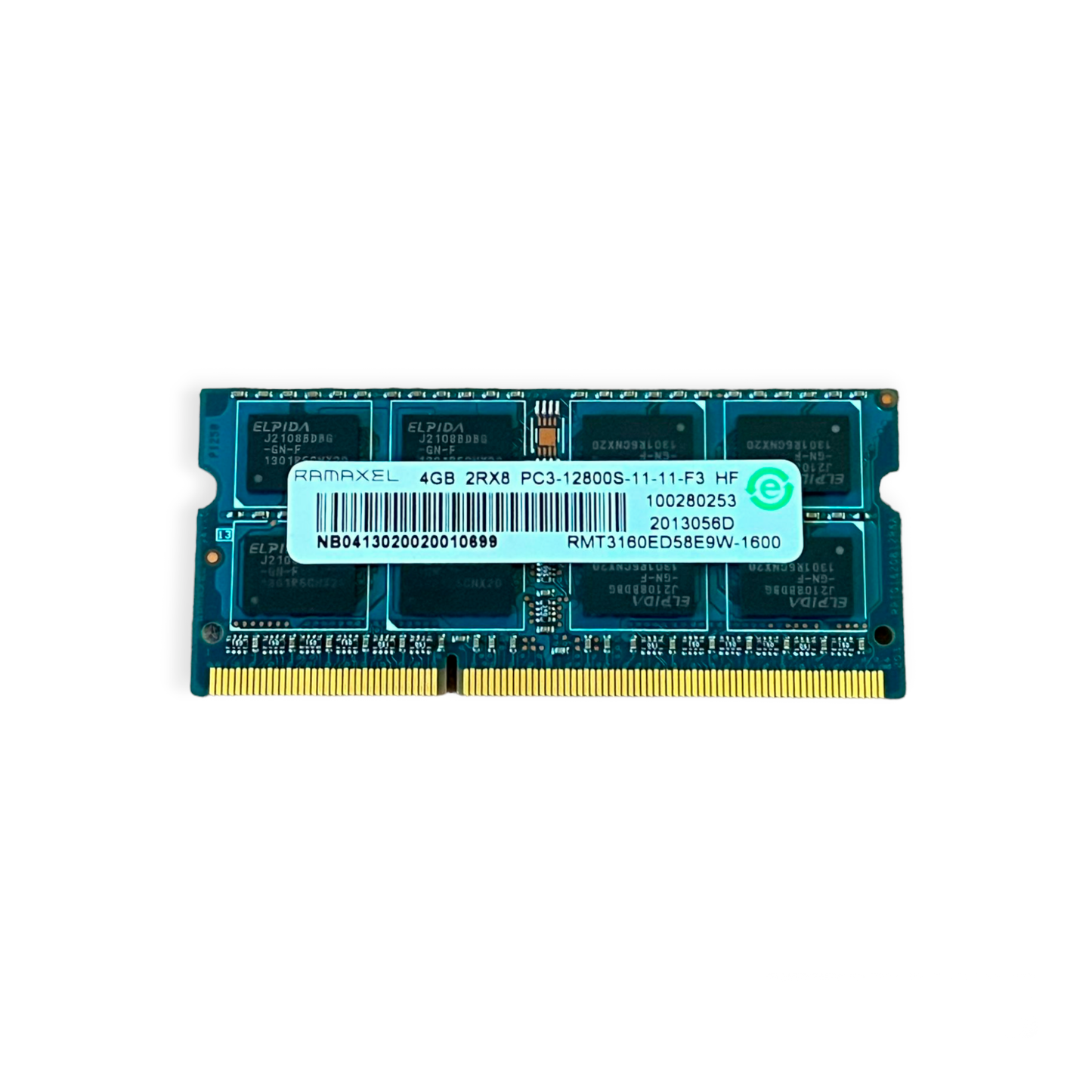 Memória Ram SO-DIMM Raxamel DDR3 4GB 12800S RMT3160ED58E9W-1600