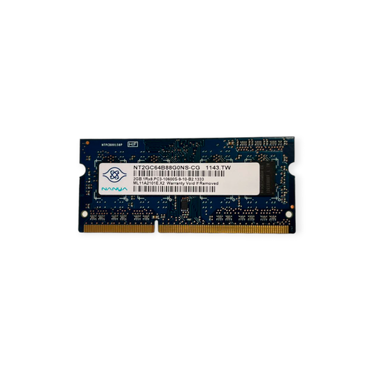 Memória Ram SO-DIMM Nanya DDR3 2GB 10600S NT2GC64B88G0NS-CG