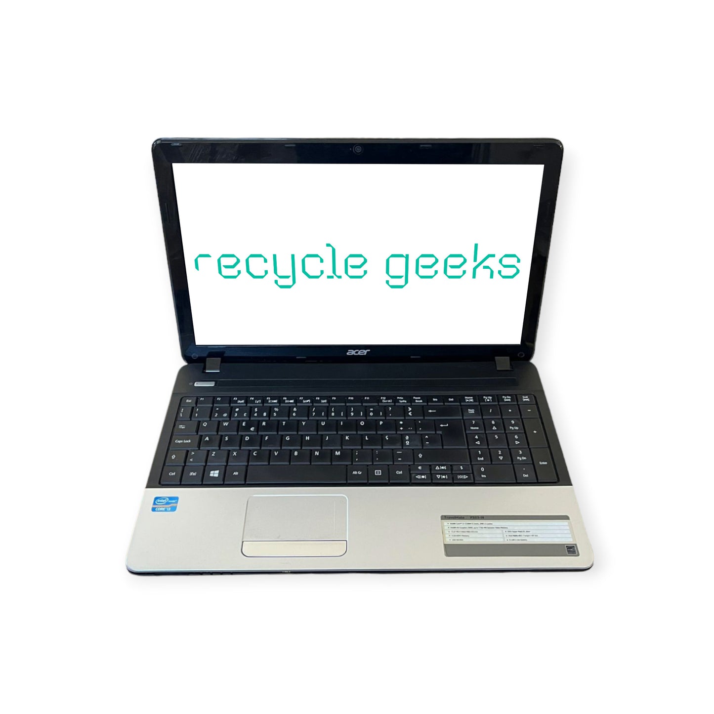 Portátil Acer Travelmate P253M i3 2348M 4GB Ram 500GB Win 10 Pro | Estado: Muito Bom