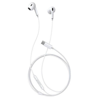 Auscultadores Baseus Encok CZ17 SEMI-IN-EAR Wired Earphones Monn White
