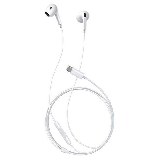 Auscultadores Baseus Encok CZ17 SEMI-IN-EAR Wired Earphones Monn White
