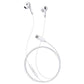 AUSCULTADORES BASEUS ENCOK CZ17 SEMI-IN-EAR WIRED EARPHONES MOON WHITE